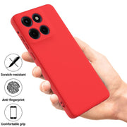 For Motorola Edge 60 Stylus Solid Color Liquid Silicone Dropproof Full Coverage Phone Case(Red)