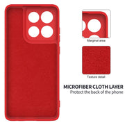 For Motorola Edge 60 Stylus Solid Color Liquid Silicone Dropproof Full Coverage Phone Case(Red)