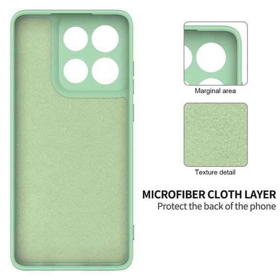 For Motorola Edge 60 Stylus Solid Color Liquid Silicone Dropproof Full Coverage Phone Case(Green)