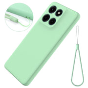 For Motorola Edge 60 Stylus Solid Color Liquid Silicone Dropproof Full Coverage Phone Case(Green)