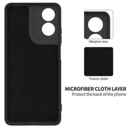 For Motorola Moto G04S 4G / E14 4G Solid Color Liquid Silicone Dropproof Full Coverage Phone Case(Black)