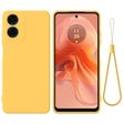For Motorola Moto G04S 4G / E14 4G Solid Color Liquid Silicone Dropproof Full Coverage Phone Case(Yellow) - free shipping - PMC TechLife - Order now!