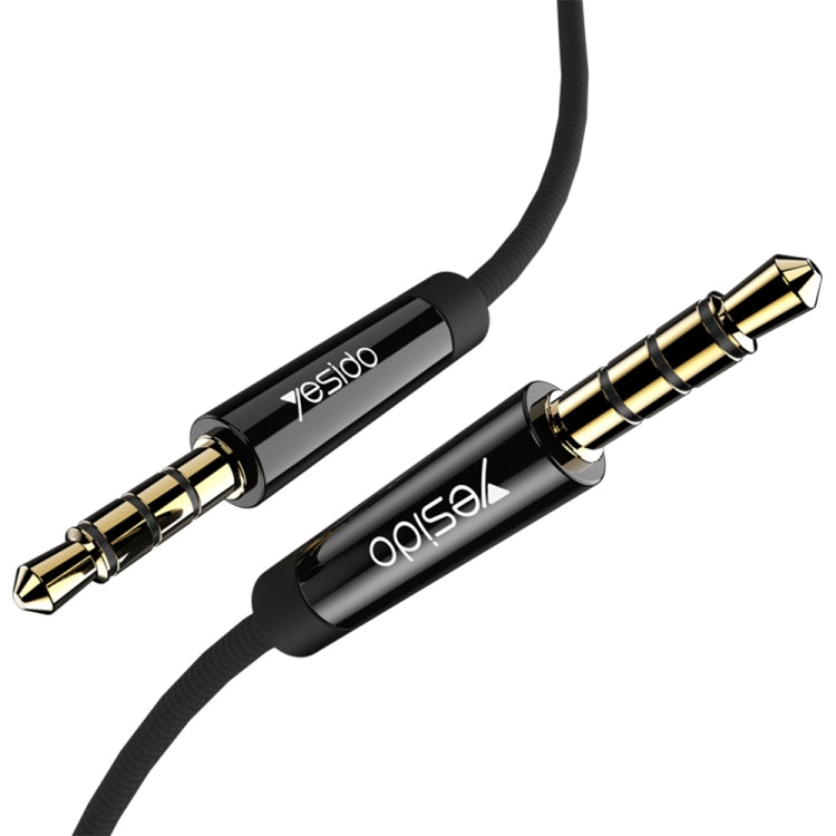 Yesido YAU15 3.5mm Male to 3.5mm Male Audio Cable, Length:2m(Black) - free shipping - PMC Jewellery - Order now!