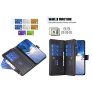 For Google Pixel 8 9 Card Slots Zipper Wallet Leather Flip Phone Case(Black)