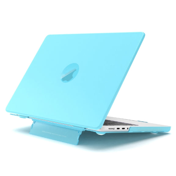For Macbook Air 13 A1932/A2179/A2337 Frosted Translucent Laptop Protective Case(Blue)