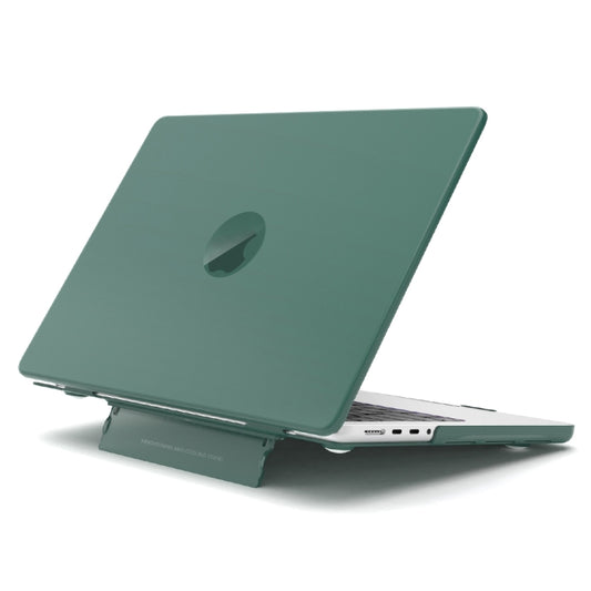For Macbook Air 15.3 A3114 / M4 A3241 Frosted Translucent Laptop Protective Case(Dark Green) - MacBook Air Cases by PMC Jewellery | Online Shopping South Africa | PMC Jewellery | Buy Now Pay Later Mobicred