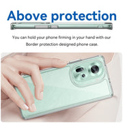For OPPO Reno11 Global Colorful Series Acrylic Hybrid TPU Phone Case(Transparent)