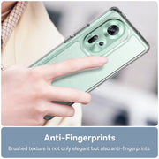 For OPPO Reno11 Global Colorful Series Acrylic Hybrid TPU Phone Case(Transparent)