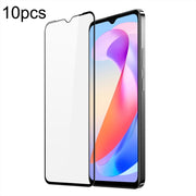 For Honor X6a 10pcs DUX DUCIS 0.33mm 9H Medium Alumina Tempered Glass Film