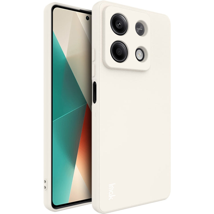 For Xiaomi Redmi Note 13 5G IMAK UC-4 Series Straight Edge TPU Soft Phone Case(White) - Note 13 Cases by imak | Online Shopping South Africa | PMC TechLife