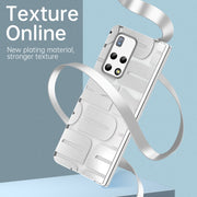 For Huawei Mate X2 Integrated Electroplating Folding Phone Case with Hinge(Silver)