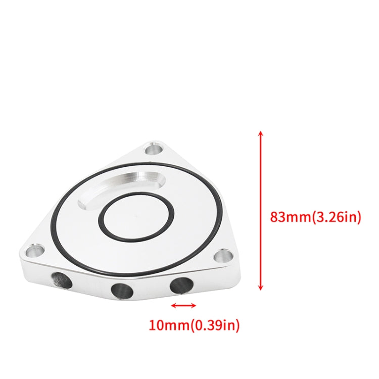 For Honda Civic 2015-2021 Car Turbo Blow Off Valve Plate Spacer BOV 1.5T Coupe Billet(Blue)