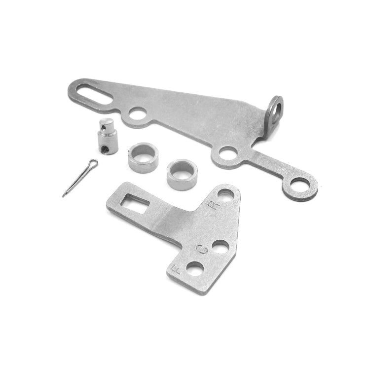 For Turbo TH400 TH350 TH250/200 TH200-4R TH700-R4 4L60 35498 Shifter Bracket Kit(Silver) - Shift Knob by PMC TechLife | Online Shopping South Africa | PMC TechLife | Buy Now Pay Later Mobicred
