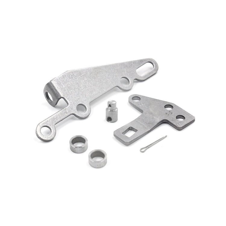 For Turbo TH400 TH350 TH250/200 TH200-4R TH700-R4 4L60 35498 Shifter Bracket Kit(Silver) - Shift Knob by PMC TechLife | Online Shopping South Africa | PMC TechLife | Buy Now Pay Later Mobicred