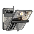 For Google Pixel Fold Mechanical Legend Integrated Electroplating All-inclusive Phone Case with Pen Slot(Black) - Google Cases by PMC TechLife | Online Shopping South Africa | PMC TechLife | Buy Now Pay Later Mobicred