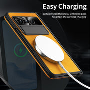 For Google Pixel Fold Integrated Napa Texture All-inclusive Phone Case with Hinge(Yellow)