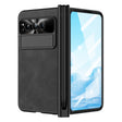 For Google Pixel Fold Integrated Napa Texture All-inclusive Phone Case with Pen Slot(Black) - Google Cases by PMC TechLife | Online Shopping South Africa | PMC TechLife | Buy Now Pay Later Mobicred