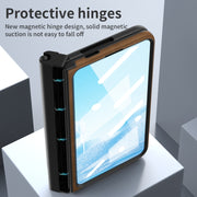 For Google Pixel Fold Integrated Napa Texture All-inclusive Phone Case with Pen Slot(Brown)