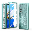 For Huawei Mate X2 Mechanical Legend Integrated Electroplating All-inclusive Phone Case(Green) - Huawei Cases by PMC TechLife | Online Shopping South Africa | PMC TechLife | Buy Now Pay Later Mobicred