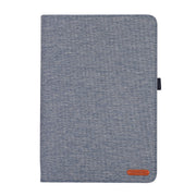 For Microsoft Surface Pro 4/5/6/7 Fabric Leather Tablet Case(Blue)