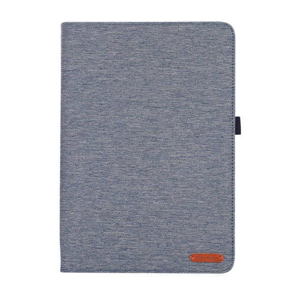 For Microsoft Surface Pro 4/5/6/7 Fabric Leather Tablet Case(Blue)