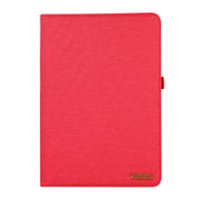 For Microsoft Surface Pro 4/5/6/7 Fabric Leather Tablet Case(Red)