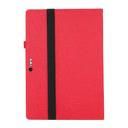 For Microsoft Surface Pro 4/5/6/7 Fabric Leather Tablet Case(Red)