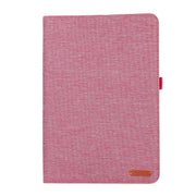 For Microsoft Surface Pro 4/5/6/7 Fabric Leather Tablet Case(Rose Red)