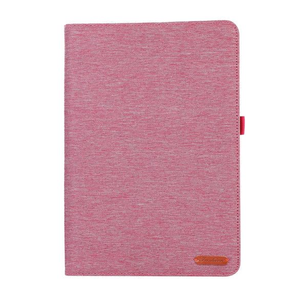 For Microsoft Surface Pro 4/5/6/7 Fabric Leather Tablet Case(Rose Red)