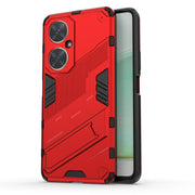 For Huawei nova 11i 4G Punk Armor 2 in 1 PC + TPU Phone Case with Holder(Red)