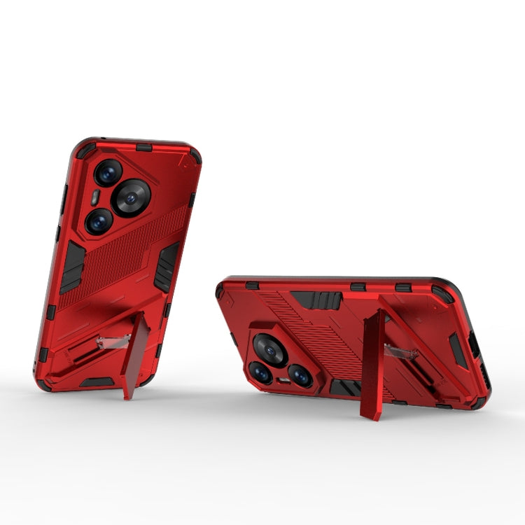 For Huawei Pura 70 Punk Armor 2 in 1 PC + TPU Phone Case with Holder(Red) - Huawei Cases by PMC TechLife | Online Shopping South Africa | PMC TechLife | Buy Now Pay Later Mobicred