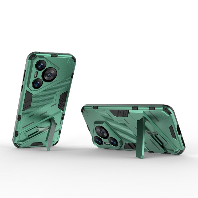 For Huawei Pura 70 Punk Armor 2 in 1 PC + TPU Phone Case with Holder(Green) - Huawei Cases by PMC TechLife | Online Shopping South Africa | PMC TechLife | Buy Now Pay Later Mobicred