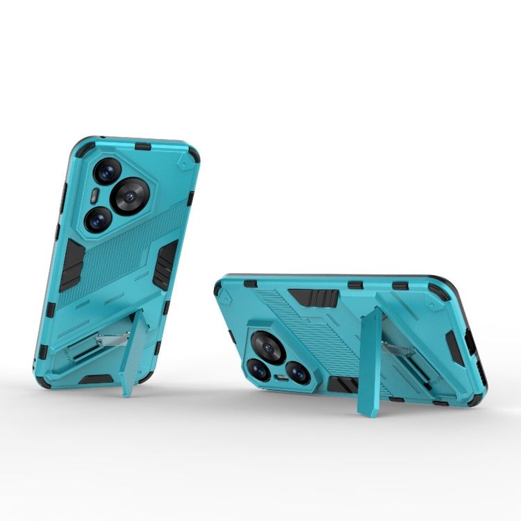 For Huawei Pura 70 Punk Armor 2 in 1 PC + TPU Phone Case with Holder(Blue) - Huawei Cases by PMC TechLife | Online Shopping South Africa | PMC TechLife | Buy Now Pay Later Mobicred