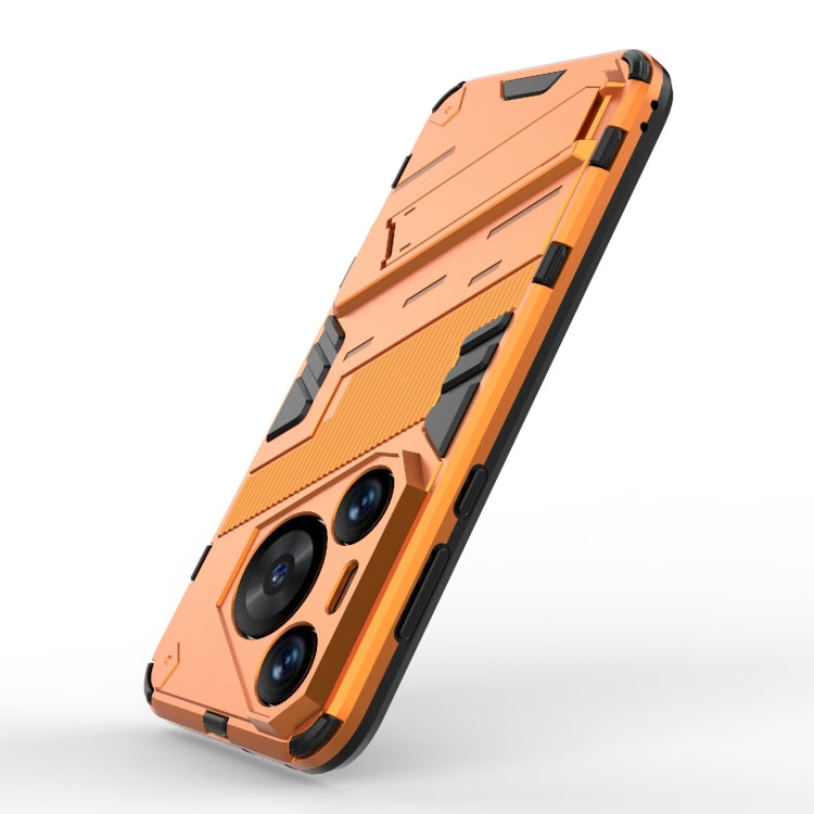 For Huawei Pura 70 Pro / 70 Pro+ Punk Armor 2 in 1 PC + TPU Phone Case with Holder(Orange) - free shipping - PMC TechLife - Order now!