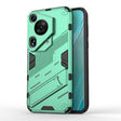 For Huawei Pura 70 Ultra Punk Armor 2 in 1 PC + TPU Phone Case with Holder(Green) - Huawei Cases by PMC TechLife | Online Shopping South Africa | PMC TechLife | Buy Now Pay Later Mobicred