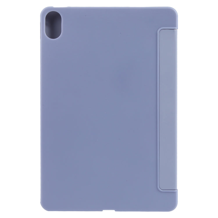 For Huawei MatePad 11 2023 GEBEI 3-folding Holder Shockproof Flip Leather Tablet Case(Light Purple) - free shipping - PMC Jewellery - Order now!