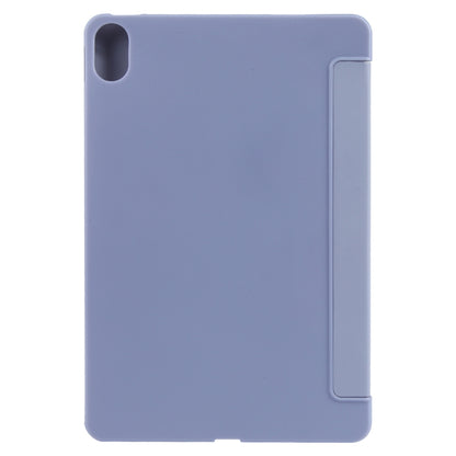 For Huawei MatePad 11 2023 GEBEI 3-folding Holder Shockproof Flip Leather Tablet Case(Light Purple) - free shipping - PMC Jewellery - Order now!