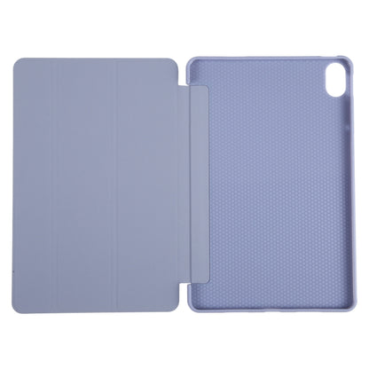 For Huawei MatePad 11 2023 GEBEI 3-folding Holder Shockproof Flip Leather Tablet Case(Light Purple) - free shipping - PMC Jewellery - Order now!