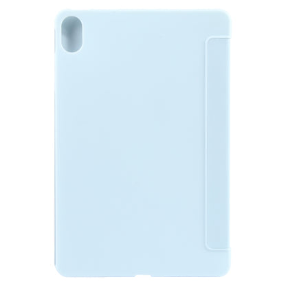 For Huawei MatePad 11 2023 GEBEI 3-folding Holder Shockproof Flip Leather Tablet Case(Sky Blue) - free shipping - PMC Jewellery - Order now!