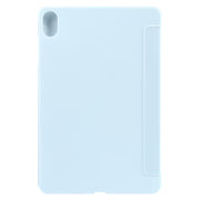 For Huawei MatePad 11 2023 GEBEI 3-folding Holder Shockproof Flip Leather Tablet Case(Sky Blue)