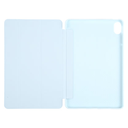 For Huawei MatePad 11 2023 GEBEI 3-folding Holder Shockproof Flip Leather Tablet Case(Sky Blue) - free shipping - PMC Jewellery - Order now!