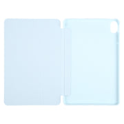For Huawei MatePad 11 2023 GEBEI 3-folding Holder Shockproof Flip Leather Tablet Case(Sky Blue)