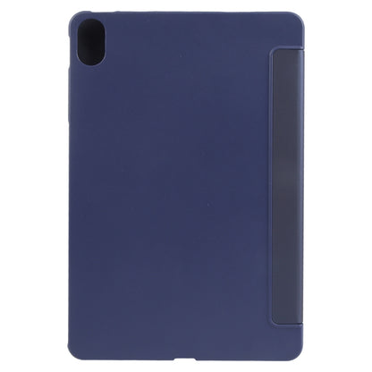 For Huawei MatePad 11 2023 GEBEI 3-folding Holder Shockproof Flip Leather Tablet Case(Dark Blue) - free shipping - PMC Jewellery - Order now!