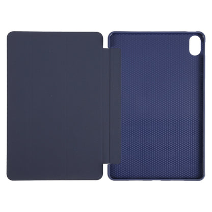 For Huawei MatePad 11 2023 GEBEI 3-folding Holder Shockproof Flip Leather Tablet Case(Dark Blue) - free shipping - PMC Jewellery - Order now!