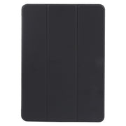 For Huawei MatePad Air 11.5 GEBEI 3-folding Holder Shockproof Flip Leather Tablet Case(Black)