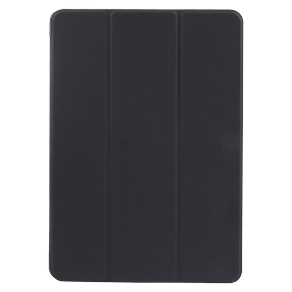 For Huawei MatePad Air 11.5 GEBEI 3-folding Holder Shockproof Flip Leather Tablet Case(Black)