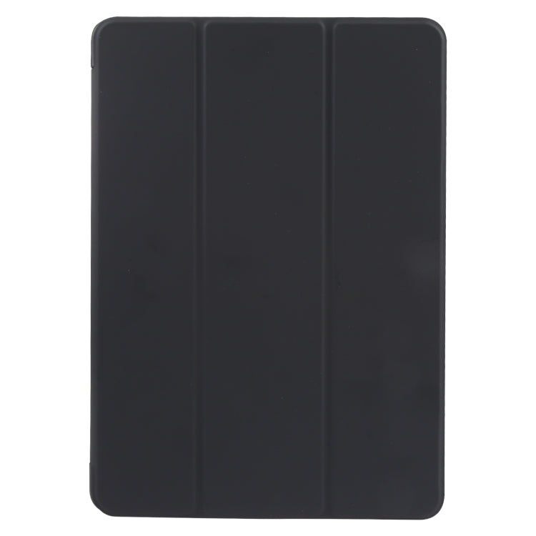 For Huawei MatePad Air 11.5 GEBEI 3-folding Holder Shockproof Flip Leather Tablet Case(Black)