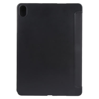 For Huawei MatePad Air 11.5 GEBEI 3-folding Holder Shockproof Flip Leather Tablet Case(Black) - free shipping - PMC Jewellery - Order now!