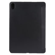 For Huawei MatePad Air 11.5 GEBEI 3-folding Holder Shockproof Flip Leather Tablet Case(Black)