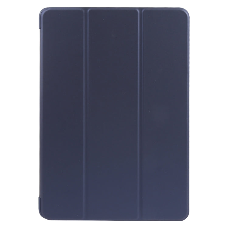 For Huawei MatePad Air 11.5 GEBEI 3-folding Holder Shockproof Flip Leather Tablet Case(Dark Blue) - free shipping - PMC Jewellery - Order now!